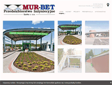 Tablet Screenshot of mur-bet.pl